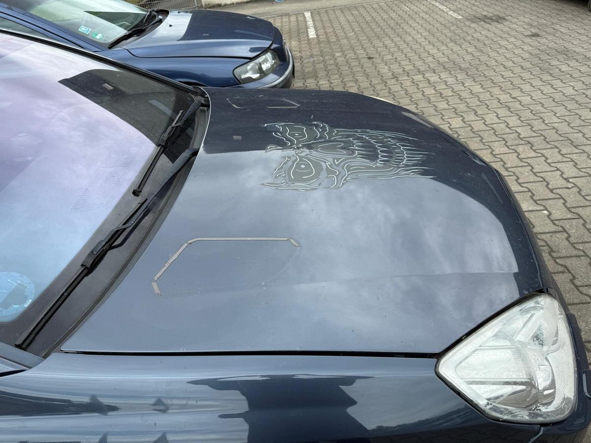 Opel Vectra C original Motorhaube Z168 Metroblau Facelift BJ06